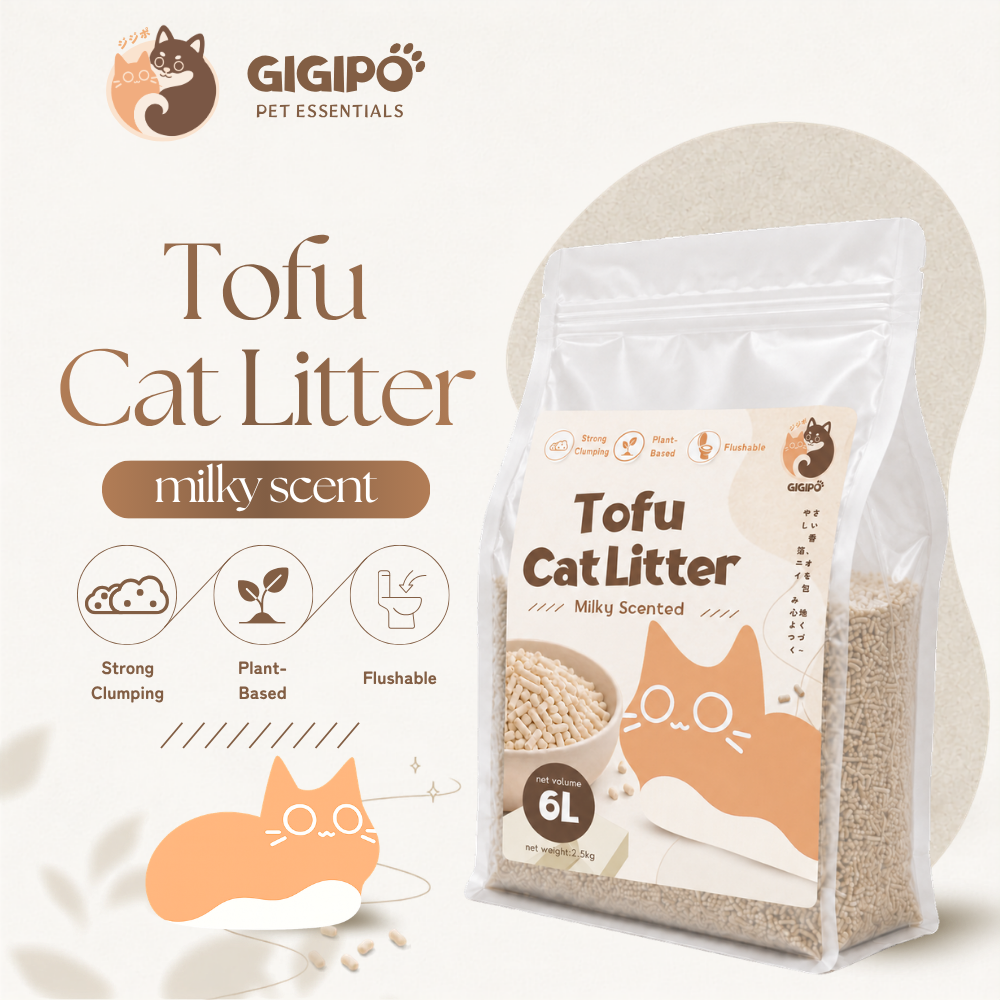 GIGIPO Tofu Cat Litter — Milky Scented